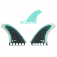 QUILLAS DE SURF CAPTAIN FIN CF SPECIAL TWIN + TRAILER SINGLE TAB TURQUESA